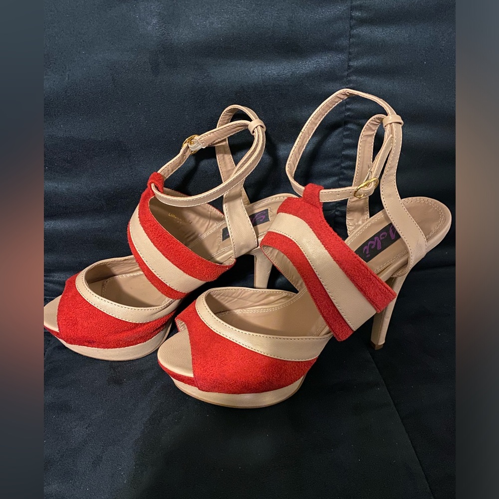 Yoki Sling Back Peep Toe Shoe